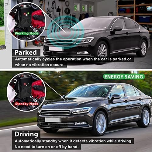 Battery Operated Ultrasonic Under Hood Rodent Repellent for Cars | Pack of 2