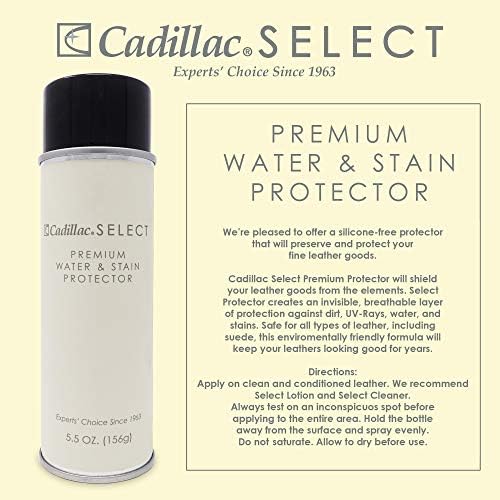 Cadillac Select Premium Leather Care Kit | Leather cleaner, lotion conditioner and water & stain protector.