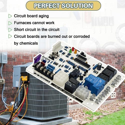 Upgraded 60105 Furnace Ignition Control Board for Mr Heater and HeatStar MHU HSU Series Enerco Big Maxx Overhead Compact Garage Workshop Forced Air Furnaces Natural Gas and Propane Up to 125000 BTU