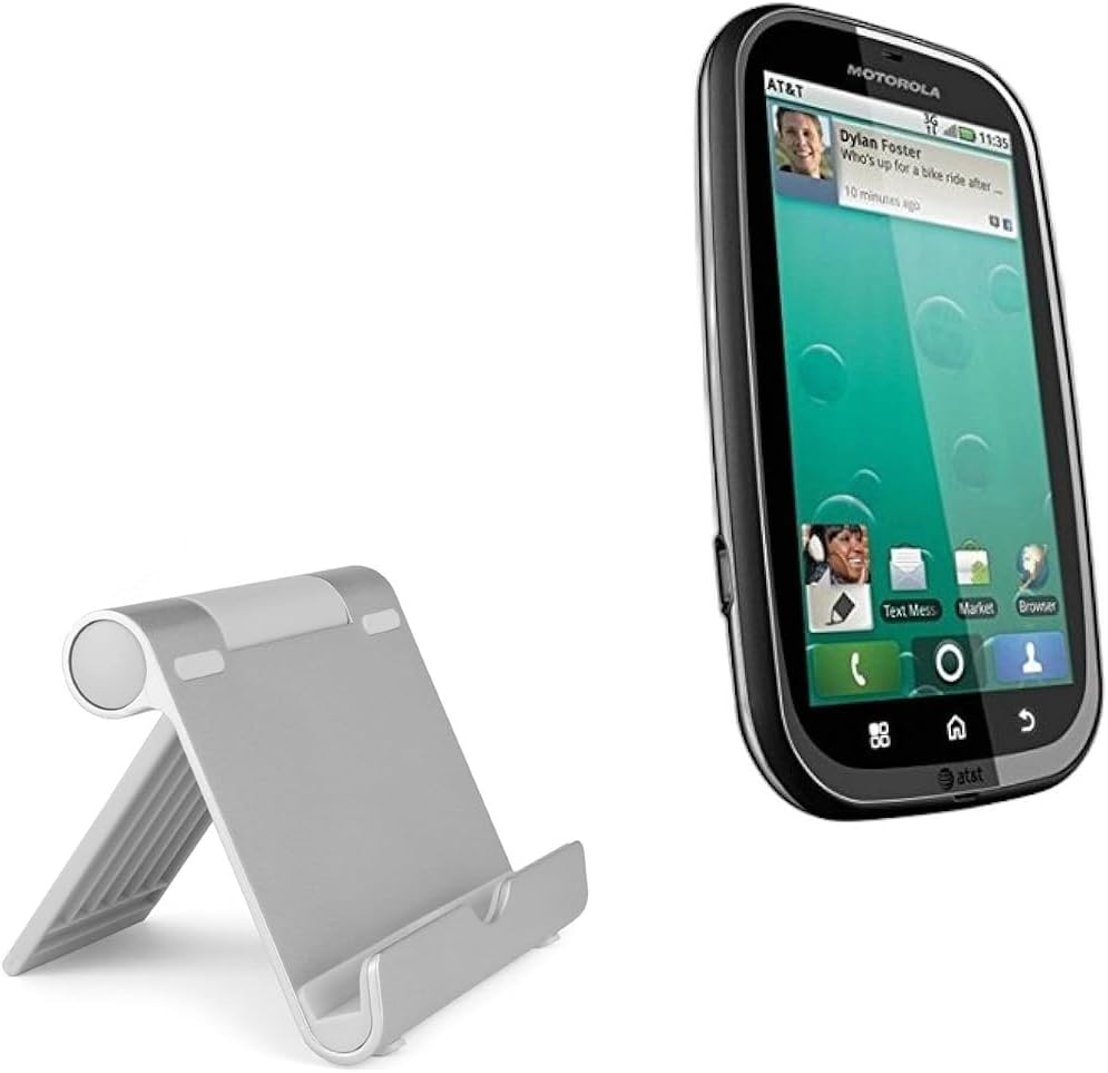 BoxWave Stand and Mount Compatible with Motorola Bravo MB520 - VersaView Aluminum Stand, Portable, Multi Angle Viewing Sturdy