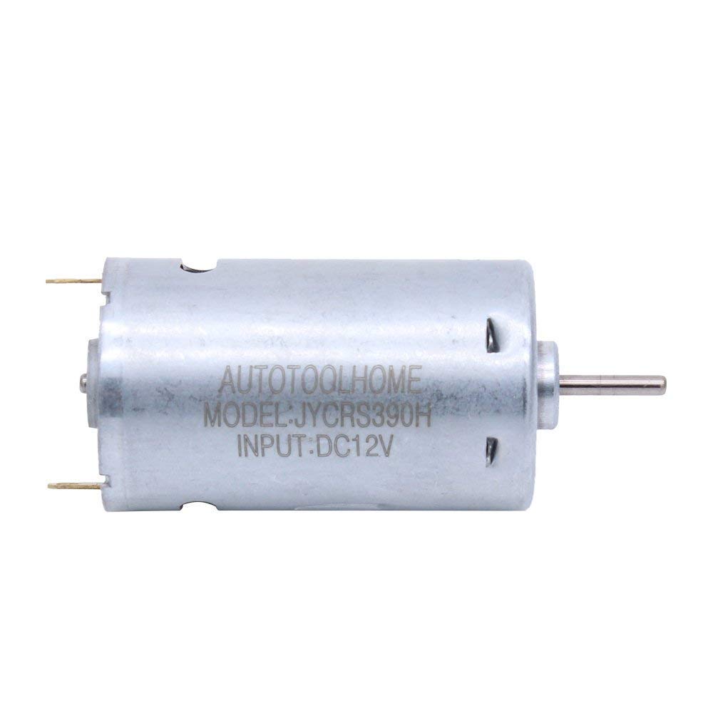 12V DC Motor, Small Electric Motor for RC Car DIY | High Speed High Torque Compact Brushed 12V Motor 2.3mm Shaft for RC cars, Hobby models