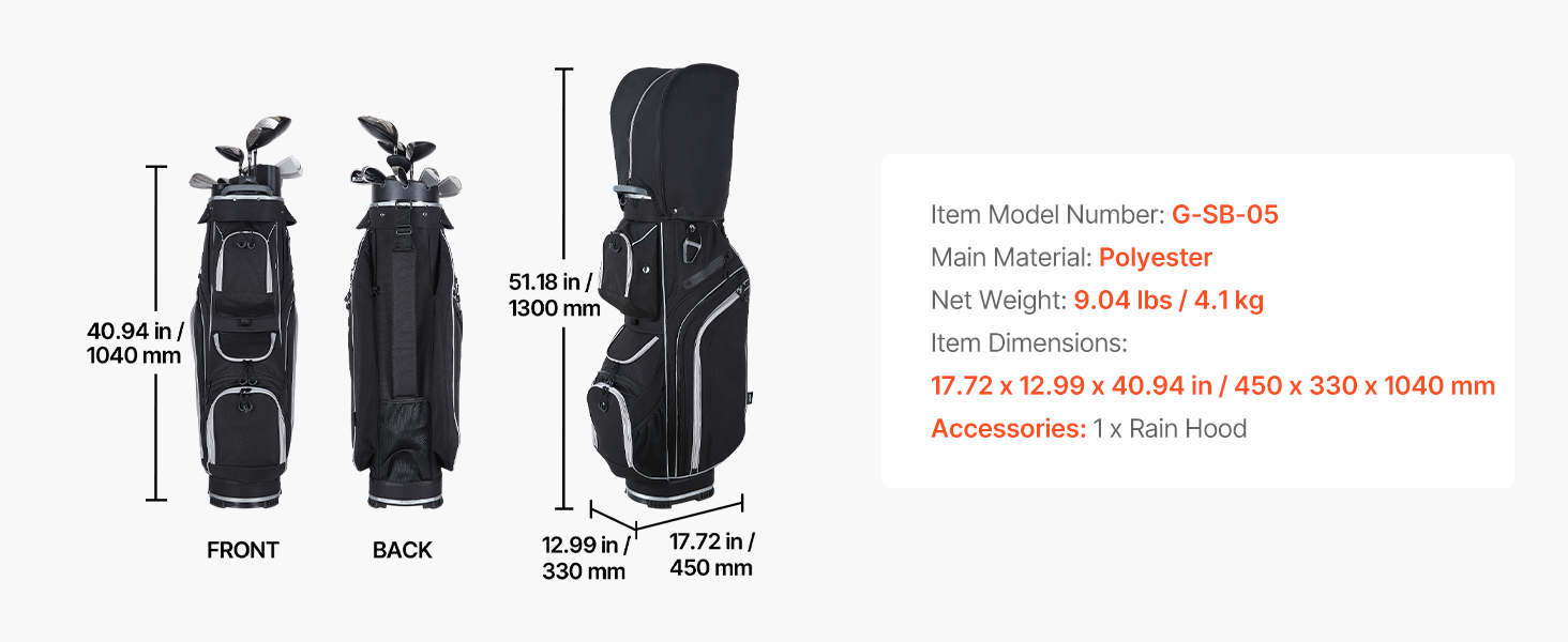 mens golf bags