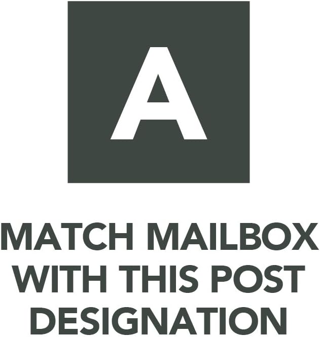 Gibraltar Mailboxes Parsons Medium Capacity Rust-Proof Plastic White, Post-Mount Mailbox, PL10W0201
