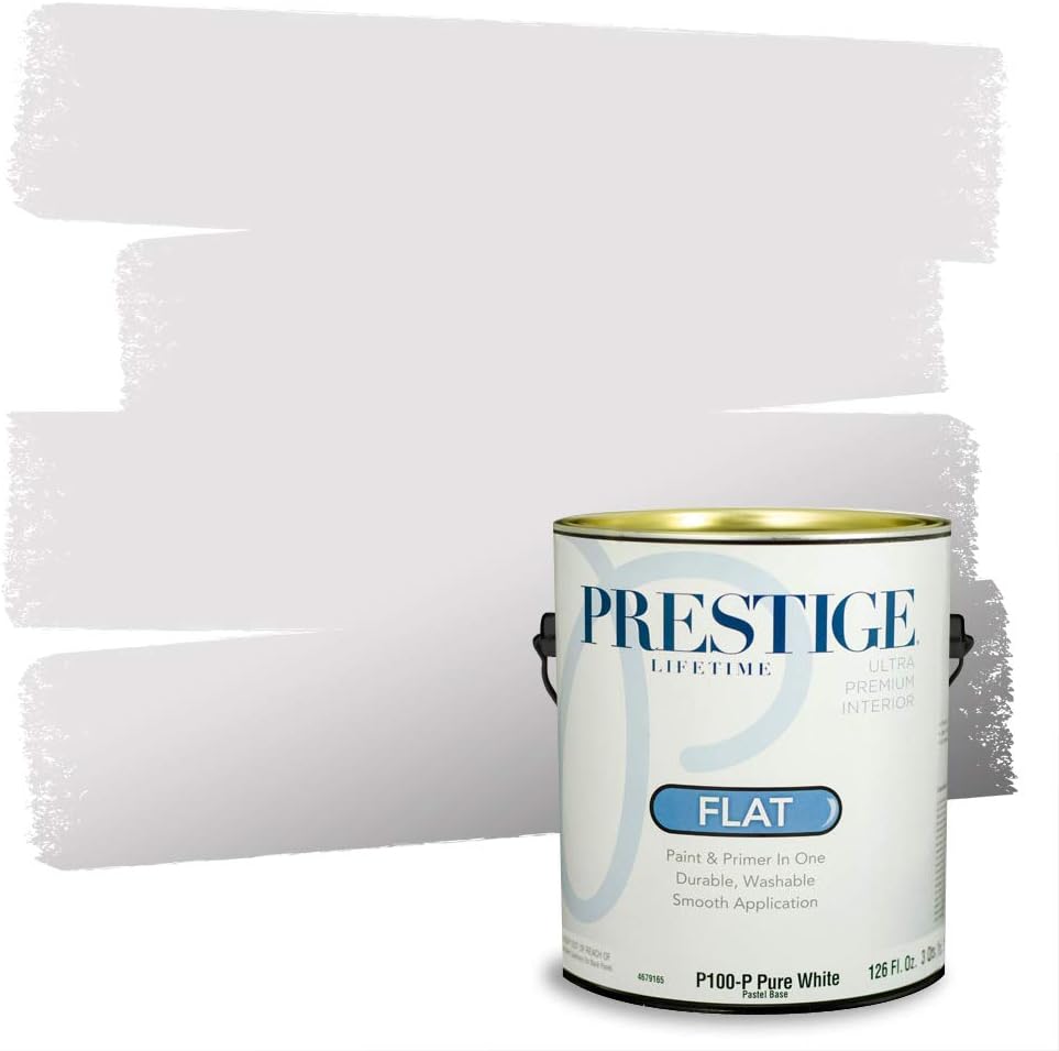 PRESTIGE Paints Exterior Paint and Primer In One, 1-Gallon, Satin, Comparable Match of Sherwin Williams* Ash Violet*