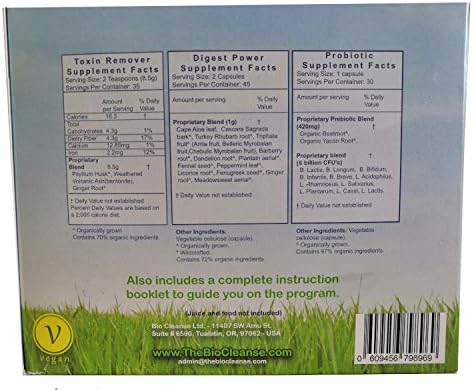 Detox Kit, Includes Probiotic Formula, Digest Power and Bentonite Psyllium, Colon Care, Healthy Elimination and Gut Health