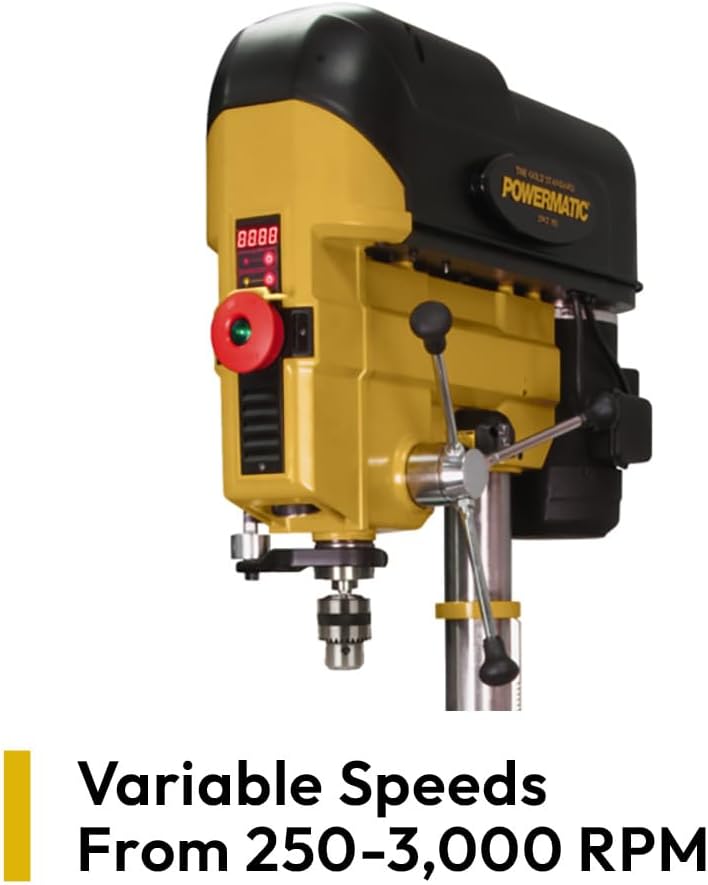 Powermatic 18-Inch Floor Drill Press, Variable Speed, 1 HP, 115/230V 1Ph (Model PM2800B)