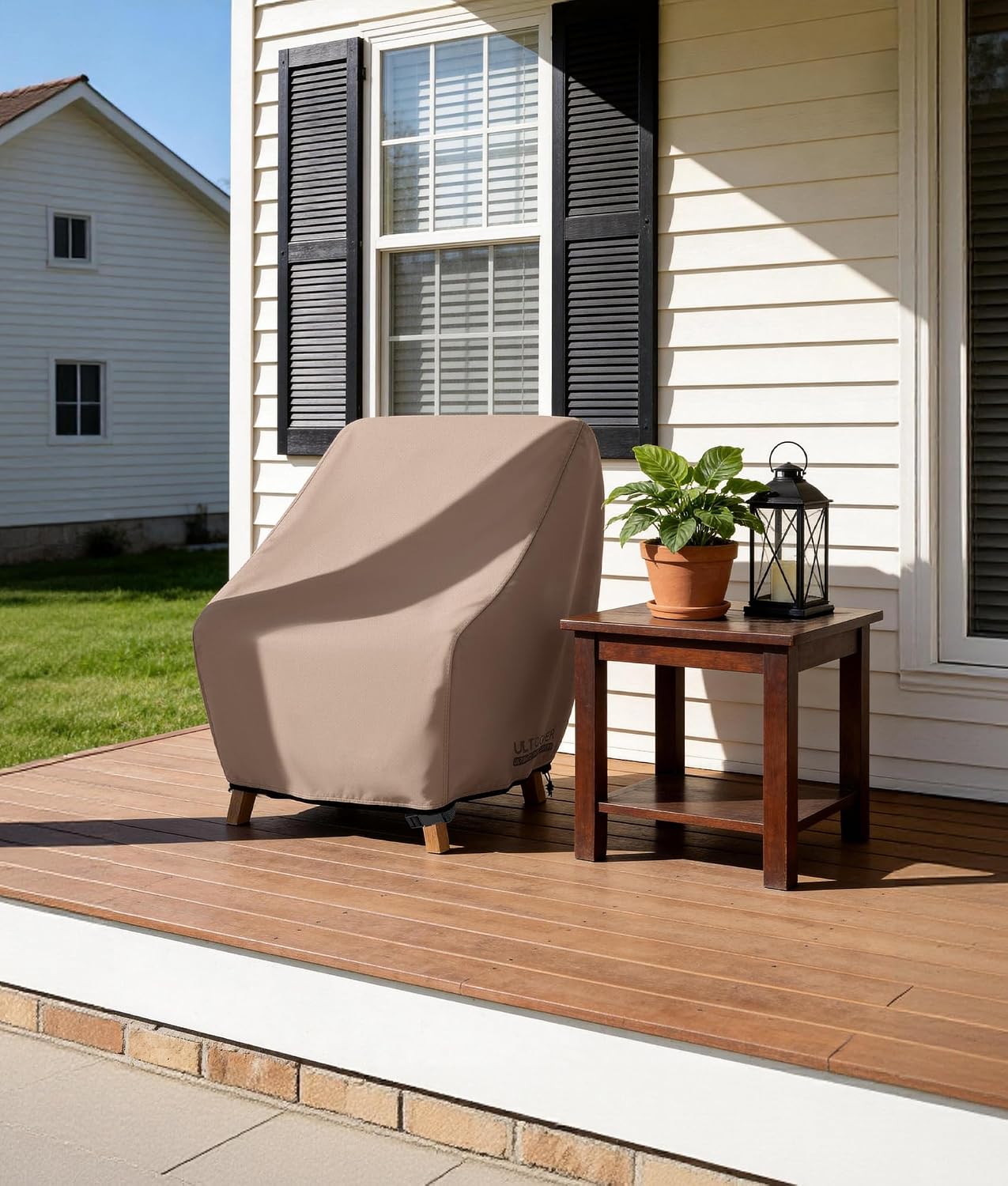 ULTCOVER Waterproof Patio Chair Cover, 35W x 38D x 34H in