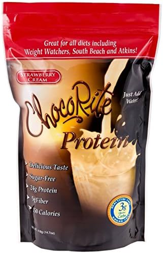 HealthSmart Chocorite Protein Shake Powder, Banana Cream, 14.7 Ounce