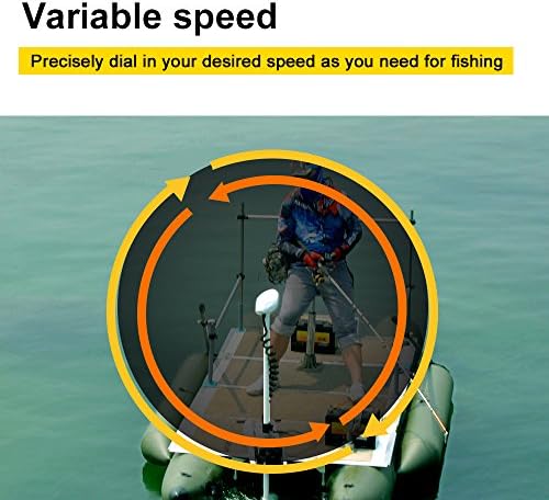 Haswing Bow Mount Trolling Motor 55lbs 48in with Remote, Quick Release | Fresh & Saltwater Ready, 164ft Wireless Remote Range, White, Fits Boats up to 19ft, Req 13.7 x 8" Flat Mount Surface