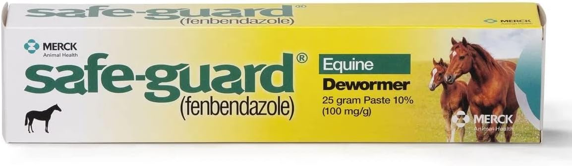 Merck Animal Safe Guard 25 Gram Paste Equine Dewormer