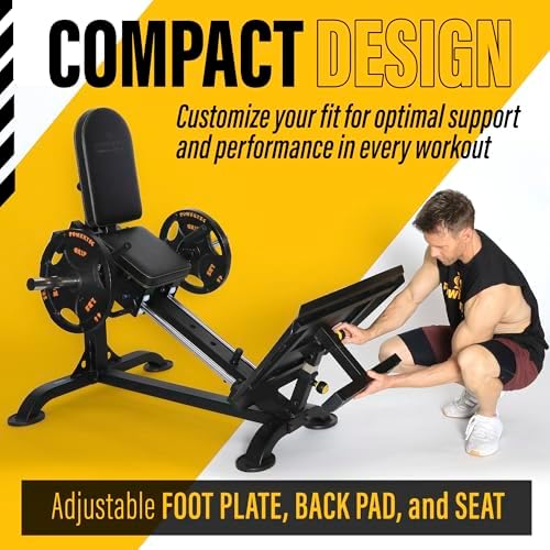 Powertec Fitness Leg Sled - Leg Press Machine, 700 LB Capacity