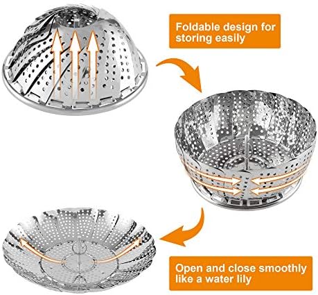Steamer Basket Stainless Steel Instant Pot Accessories for Food and Vegetable