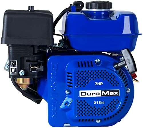 DuroMax XP7HPE 208cc Electric Start Gas Powered, 50 State Approved, Multi-Use Engine Blue