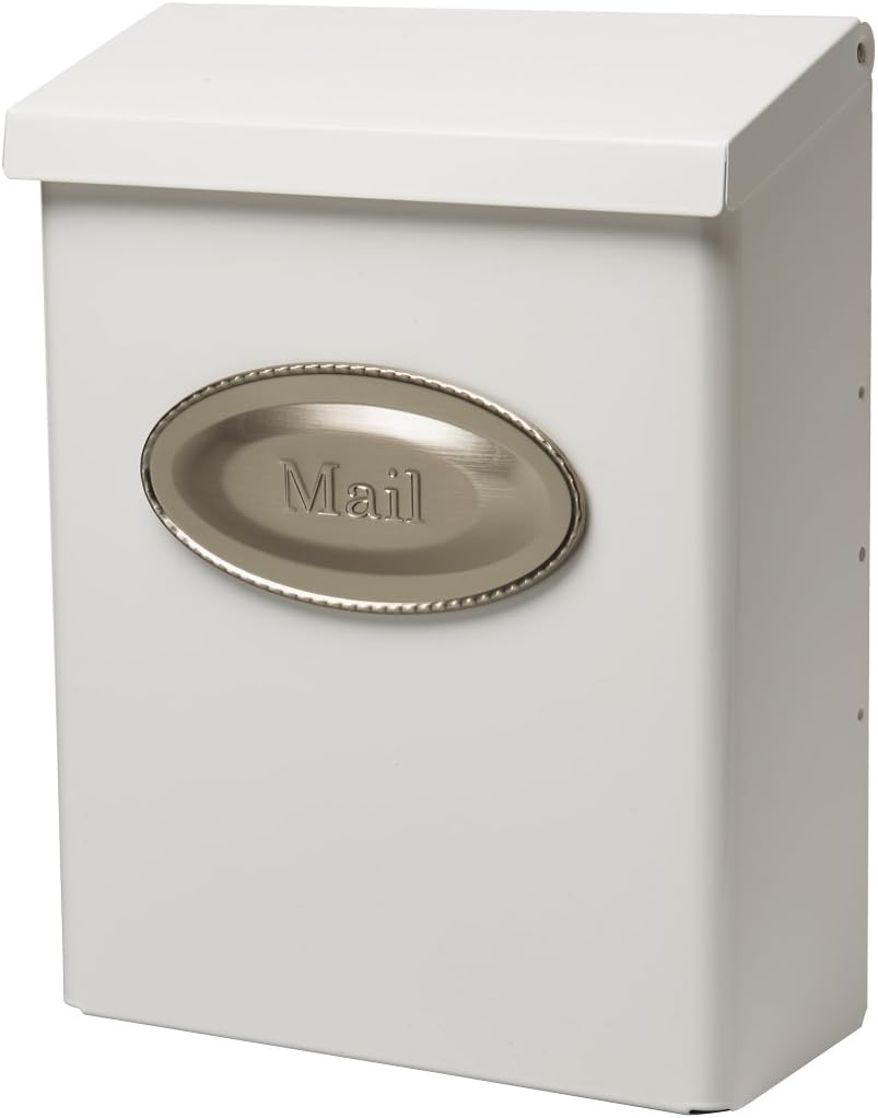 Gibraltar Mailboxes Designer Locking Medium Capacity Galvanized Steel Venetian Bronze, Wall-Mount Mailbox, DMVKGV04