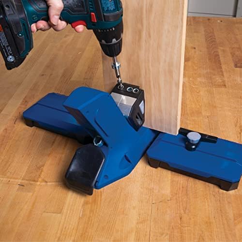 Kreg Tool KPHJ720PRO Pocket-Hole Jig 720PRO - Easy Clamping & Adjusting - Includes Durable Kreg Pocket-Hole Screws - For Materials 1/2" to 1 1/2"