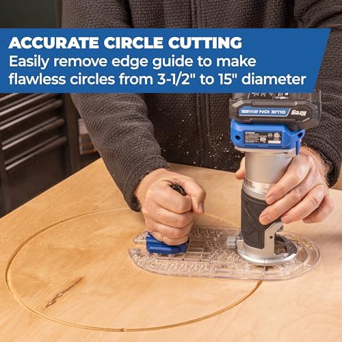 Kreg Trim Router Edge Guide - Precision Router Edge Guide Accessory - Durable Attachment for Accurate Alignment - Fits Most Trim Routers