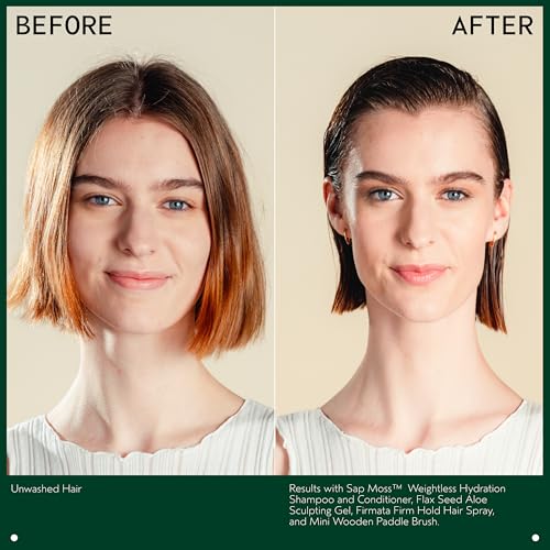 Aveda Flax Seed Aloe Strong Hold Sculpturing Gel | Adds Hold and Shine | For Molding and Sculptural Hair Styles | For Medium to Thick Hair | 8.5 Fl Oz
