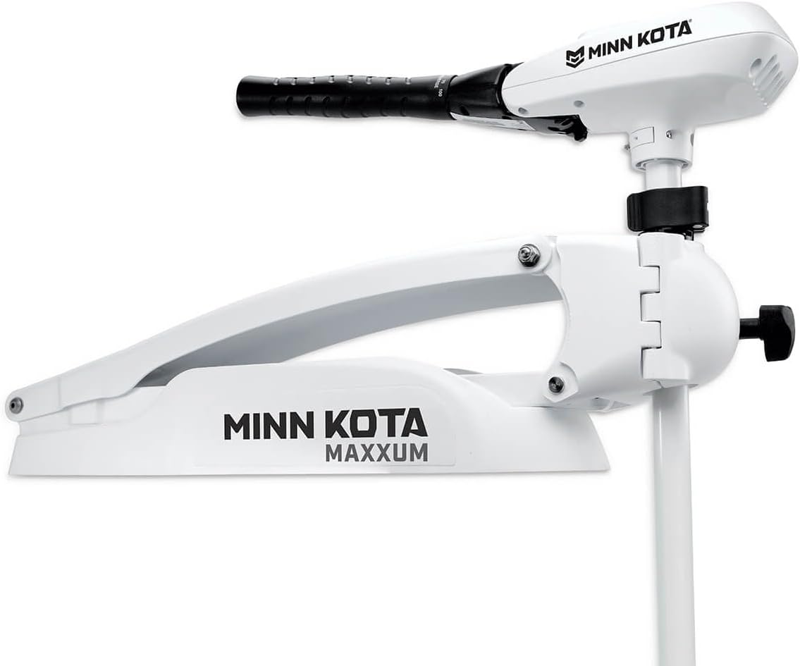 Minn Kota Riptide Maxxum Bow-Mount Electric Trolling Motor – 70 Lb. Thrust, 52 In. Shaft, Saltwater