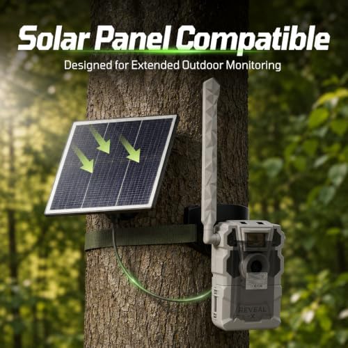 Tactacam Lithium Battery Pack, Compatible with Tactacam Reveal Trail Cameras, 4-Pack Rechargeable Batteries Kit with Charger Station for Hunting & Outdoor Surveillance