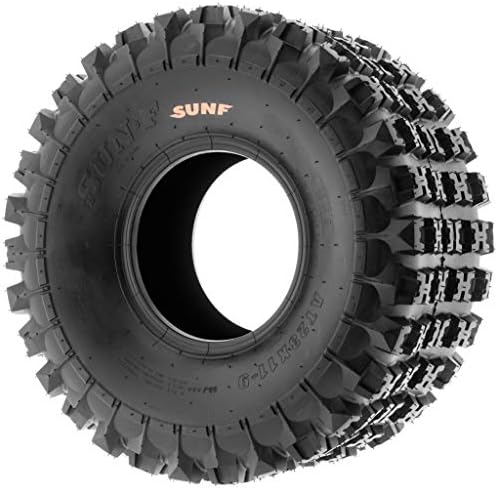 SunF 22x10-9 ATV UTV Knobby Tire 22x10x9 Sport Race 6 PR A027 - PAIR of 2