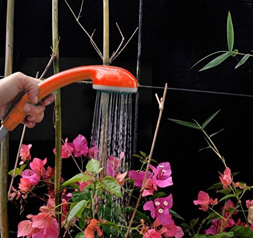 Ivation Portable Outdoor Shower, Battery Powered, Water Pump, Rechargeable | Pumps from any basin, sink, or tub for camping, dog washing, baby bathing
