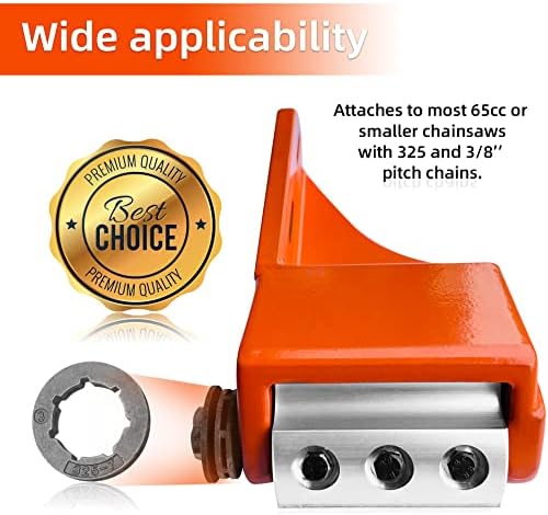Log Peeler,Log Debarking Tool,Chainsaw Attachment for Wood Debarking,Chainsaw Accessories,Timber Framing Tool,Factory Outlet (Orange)