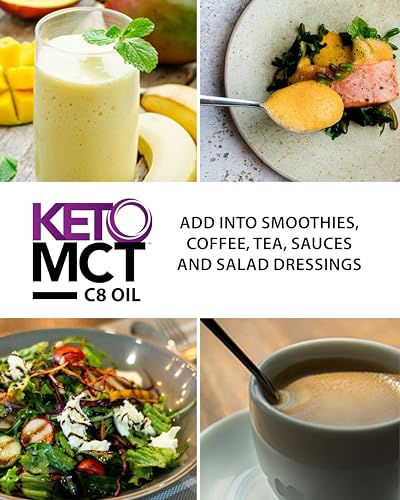 LifeSense C8 MCT Oil, Keto-Friendly, Sourced from Coconut Oil, Clinically Proven to Increase Ketone Production, Optimal Fuel for the Brain and Body