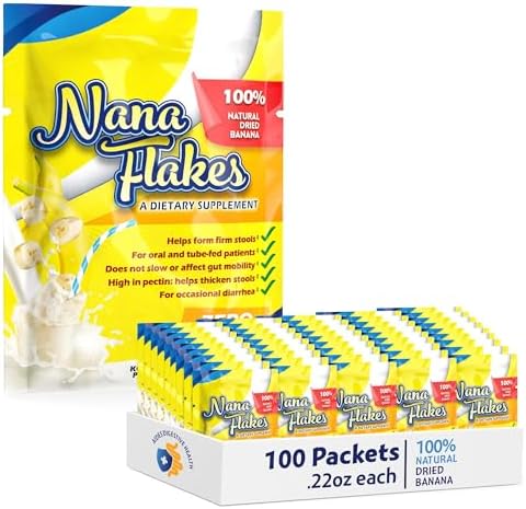 Nutritional Designs Nana Flakes Anti-Diarrheal Banana Powder, IBS Relief & Heart Burn Remedy