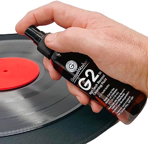GrooveWasher Vinyl Record Cleaning Kit – Handcrafted Hardwood Handle with Scratch-Free Microfiber Pad