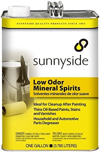 Sunnyside 803G1 Low Odor Mineral Spirits, Paint Thinner, Cleaner and Degreaser, Gallon, 6-Pack