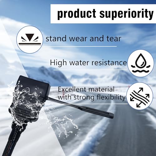 Plug Covers for Western Fisher Snow Plow Wire Harness | Compatible with 61548 8291K,2 Pcs
