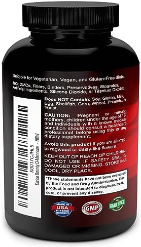 Divine Bounty D-Mannose 600mg with Cranberry & Dandelion Extract, 120 Caps | UTI