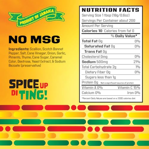 Spur Tree Jamaican Jerk Seasoning, 35 Oz | Authentic Caribbean, Jerk Sauce, All-Natural and Fresh Ingredients