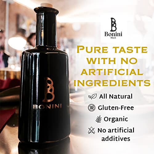 BONINI BLACK STRAVECCHIO 25 Years Condiment Premium Aged Artisan Condiment, Handcrafted in Italy, Gourmet Condiment, The Condiment of the great Chefs
