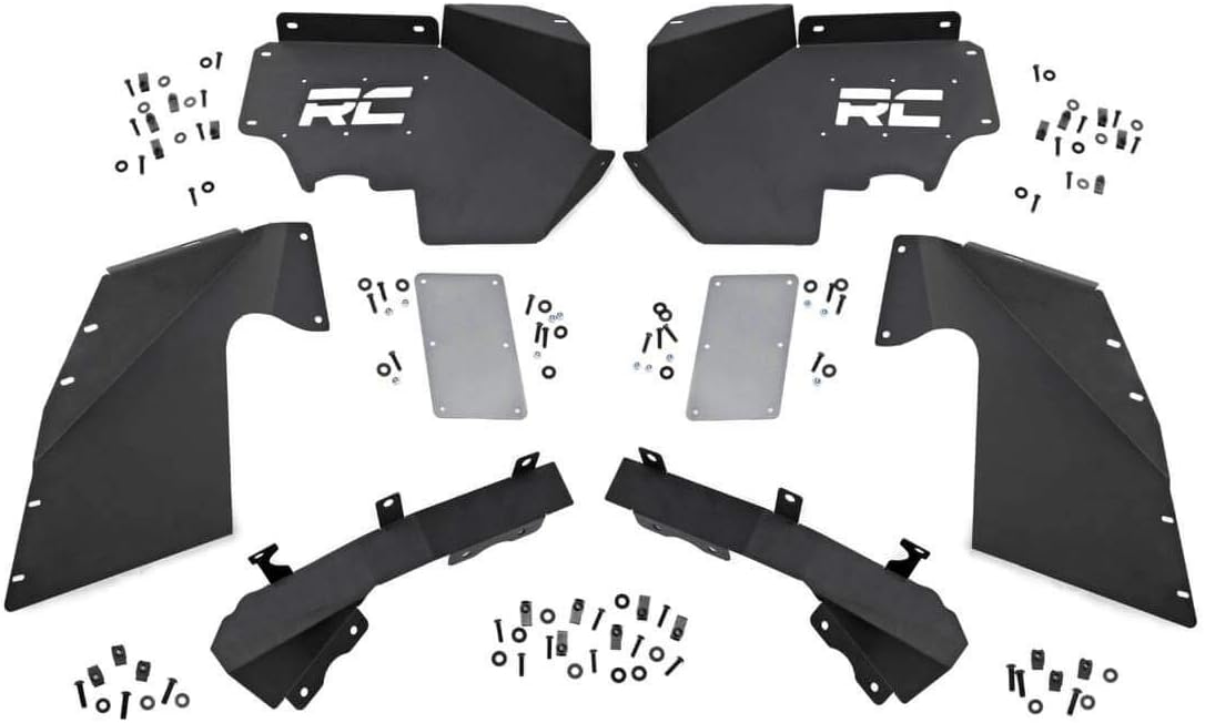 Rough Country Front Vertex Inner Fenders for 2007-2018 Jeep Wrangler JK - 1195V