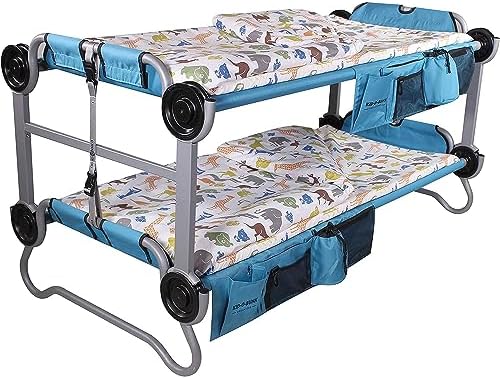 Disc-O-Bed Duvalay Combo Luxury Duvet and Topper with Integrated Memory Foam Pad, Portable Sleeping Pad for Kids with Buckle Straps, Dinky