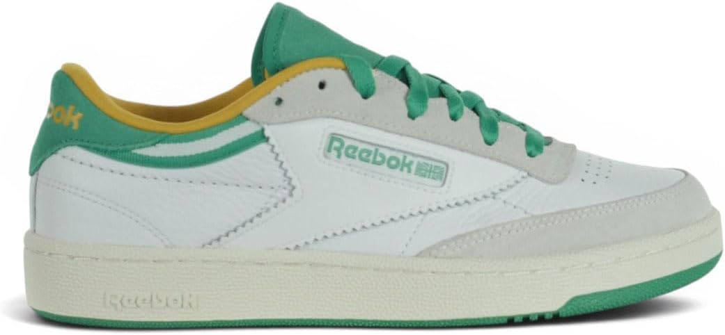 Reebok Club C 85 Mens Tennis Shoes, Casual Fashion White Sneakers for Men