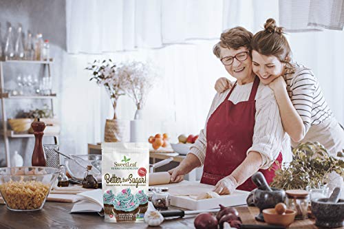 SweetLeaf Better Than Sugar Sweetener Alternative - 12.7 Oz | Powdered Sugar Substitute with Stevia & Erythritol, Use for Frosting, Baking, Coffee, Keto Friendly