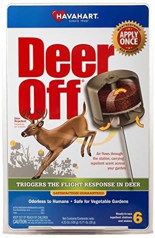 Havahart DO5600-6 Deer Off Weatherproof Deer Repellent, 6-Pack
