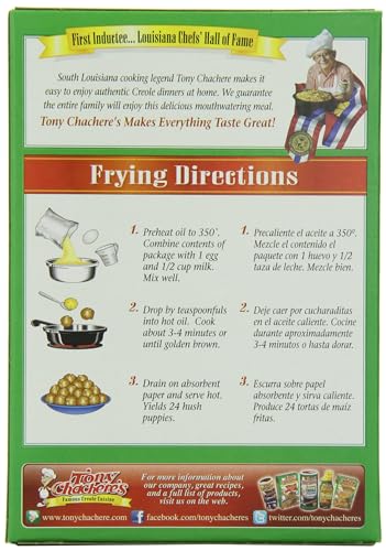 Tony Chachere's Crispy Creole Hush Puppy Mix, 9.5 Ounces