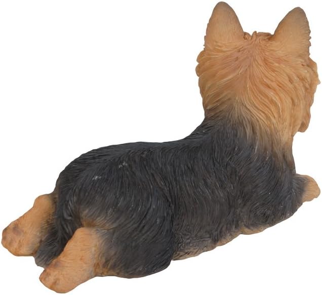 Hi-Line Gift Ltd Yorkshire Terrier Resin Dog Lying Down Statue