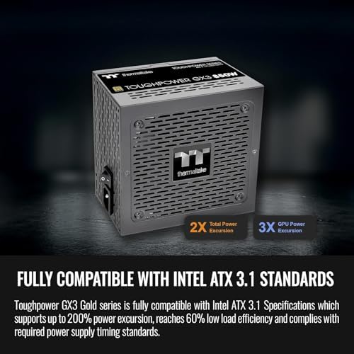 Thermaltake Smart 500W 80+ White Certified PSU, Continuous Power with 120mm Ultra Quiet Cooling Fan, ATX 12V V2.3/EPS 12V Active PFC Power Supply PS-SPD-0500NPCWUS-W