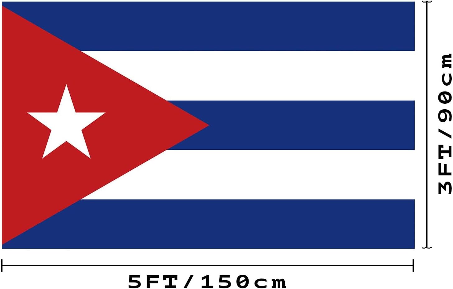 Nicaragua Flag Nicaraguan National Banner 3X5 FT Indoor Walls, Outdoor | Gardens, Decks, Car,Nicaragua Flags Decorations