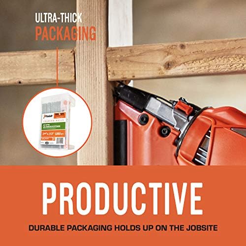 Paslode, Framing Nails and Fuel Pack, 650526, 2 3/8 inch x .113 Gauge, Ring Hot Dipped Galvanized, 1 Fuel Cell and 1,000 Nails