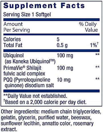 Life Extension Super Ubiquinol CoQ10 with PQQ, Heart Health, 30 Softgels