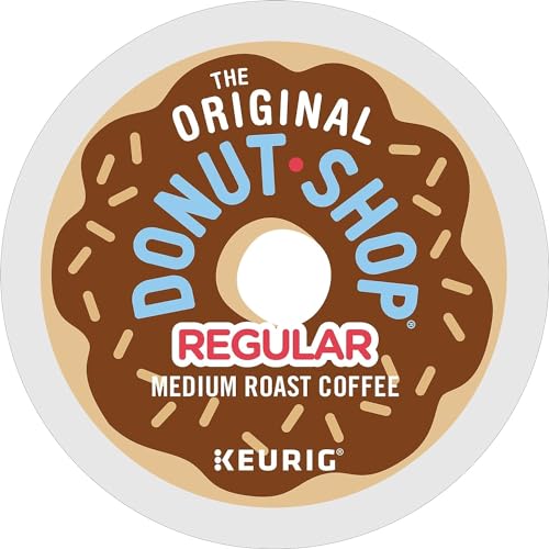 The Original Donut Shop Regular, Single-Serve Keurig K-Cup Pods, Medium Roast Coffee Pods, 96 Count