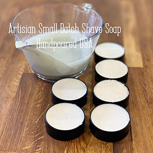 MNSC Mountain Man Artisan Small Batch Shave Soap for a Naturally Better Shave - Smooth Shave, Hypoallergenic, Prevent Nicks, Cuts, and Razor Burn