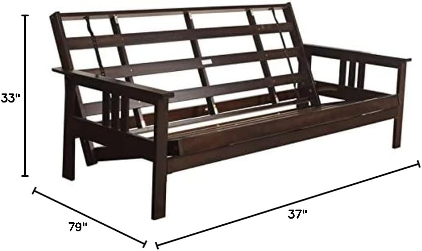 Kodiak Futons Monterey Futon Frame, No Drawers, Barbados