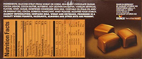 Riesen Dark Chocolate Covered Caramel Candies - Individually Wrapped Soft & Chewy Candy Pieces, 45% Cacao, European Dark Chocolate - 30 oz Bulk Bag (Pack of 1)
