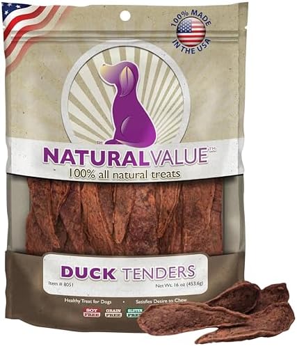 Loving Pets Natural Value Beef Sticks - Soft Jerky Dog Treats for Large & Small Breeds - Healthy Gluten, Wheat, Soy & Grain Free Pet Treats for Dogs